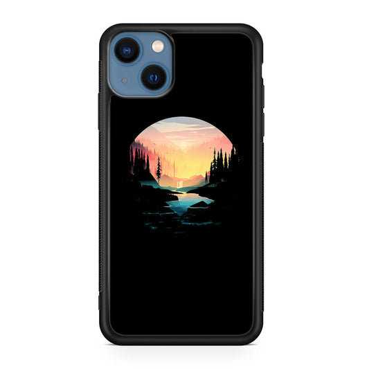 River Path at Dusk iPhone 13 / 13 mini Case