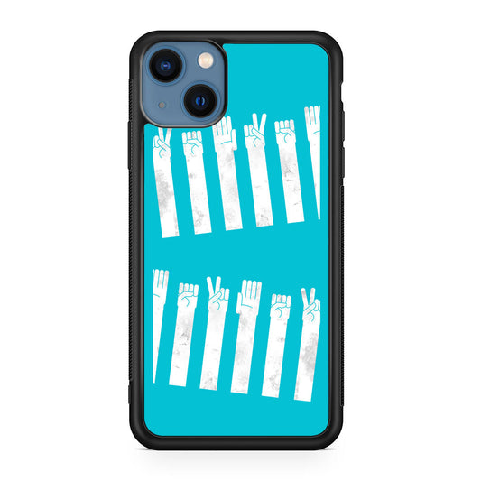 Rock–paper–scissors Zebra Crossing iPhone 13 / 13 mini Case
