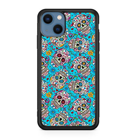 Skull Floral Sugar iPhone 13 / 13 mini Case