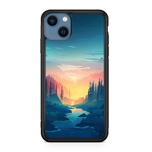 Sunset at The River iPhone 13 / 13 mini Case