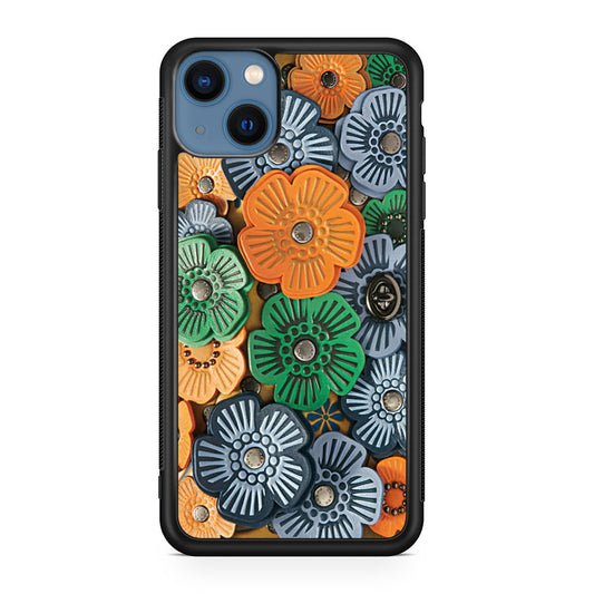 Tea Rose Applique iPhone 13 / 13 mini Case