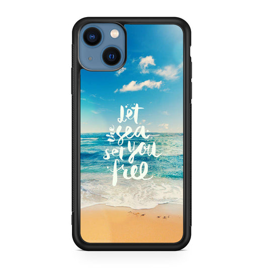 The Sea Set You Free iPhone 13 / 13 mini Case