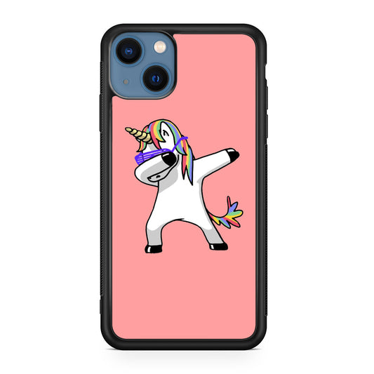 Unicorn Dabbing Pink iPhone 13 / 13 mini Case