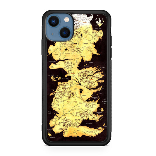Westeros Map iPhone 13 / 13 mini Case