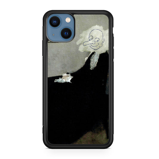Whistler's Mother by Mr. Bean iPhone 13 / 13 mini Case