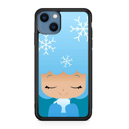 Winter Afro Girl iPhone 13 / 13 mini Case