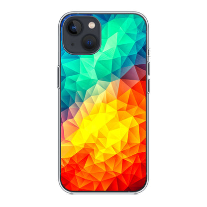 Abstract Multicolor Cubism Painting iPhone 13 / 13 mini Case