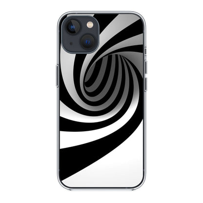 Black and White Twist iPhone 13 / 13 mini Case