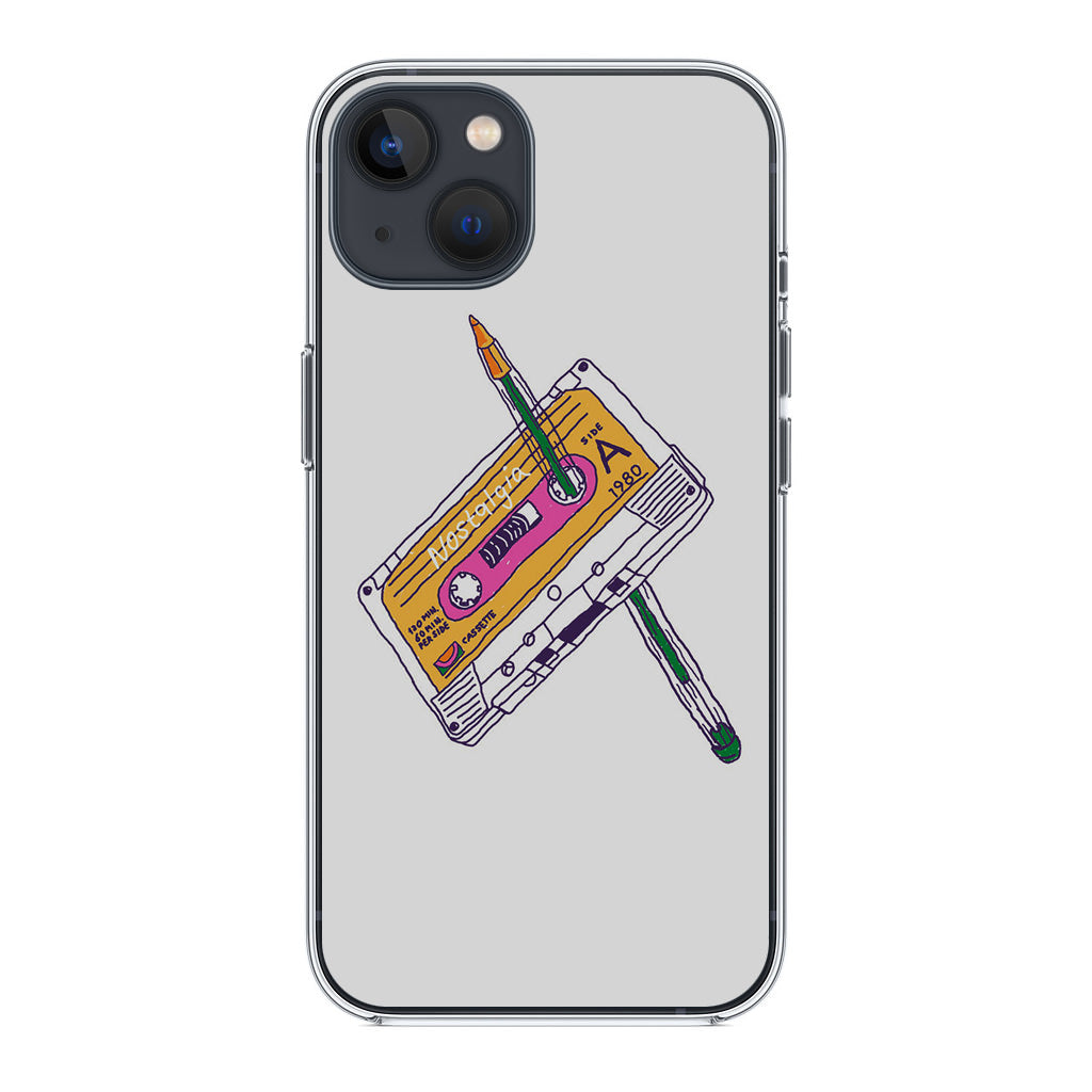 Cassete Tape Old iPhone 13 / 13 mini Case