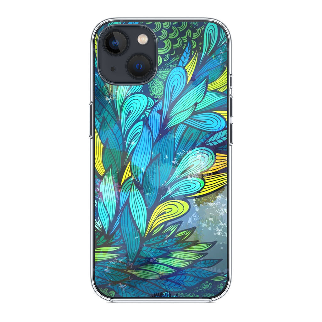 Colorful Art in Blue iPhone 13 / 13 mini Case