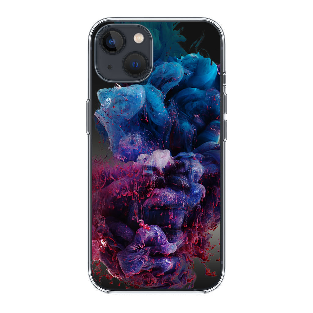 Colorful Dust Art on Black iPhone 13 / 13 mini Case