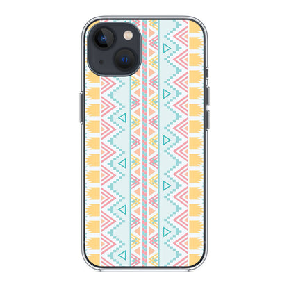 Peach Aztec Pattern iPhone 13 / 13 mini Case