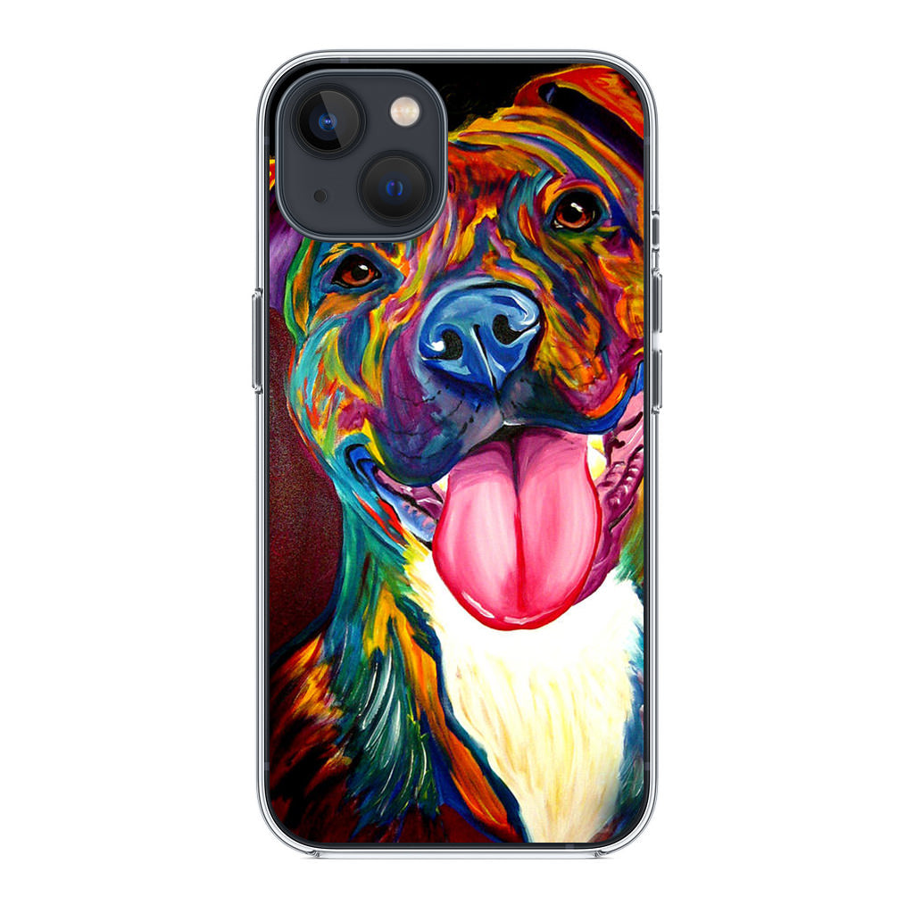Pitbull Painting Art iPhone 13 / 13 mini Case
