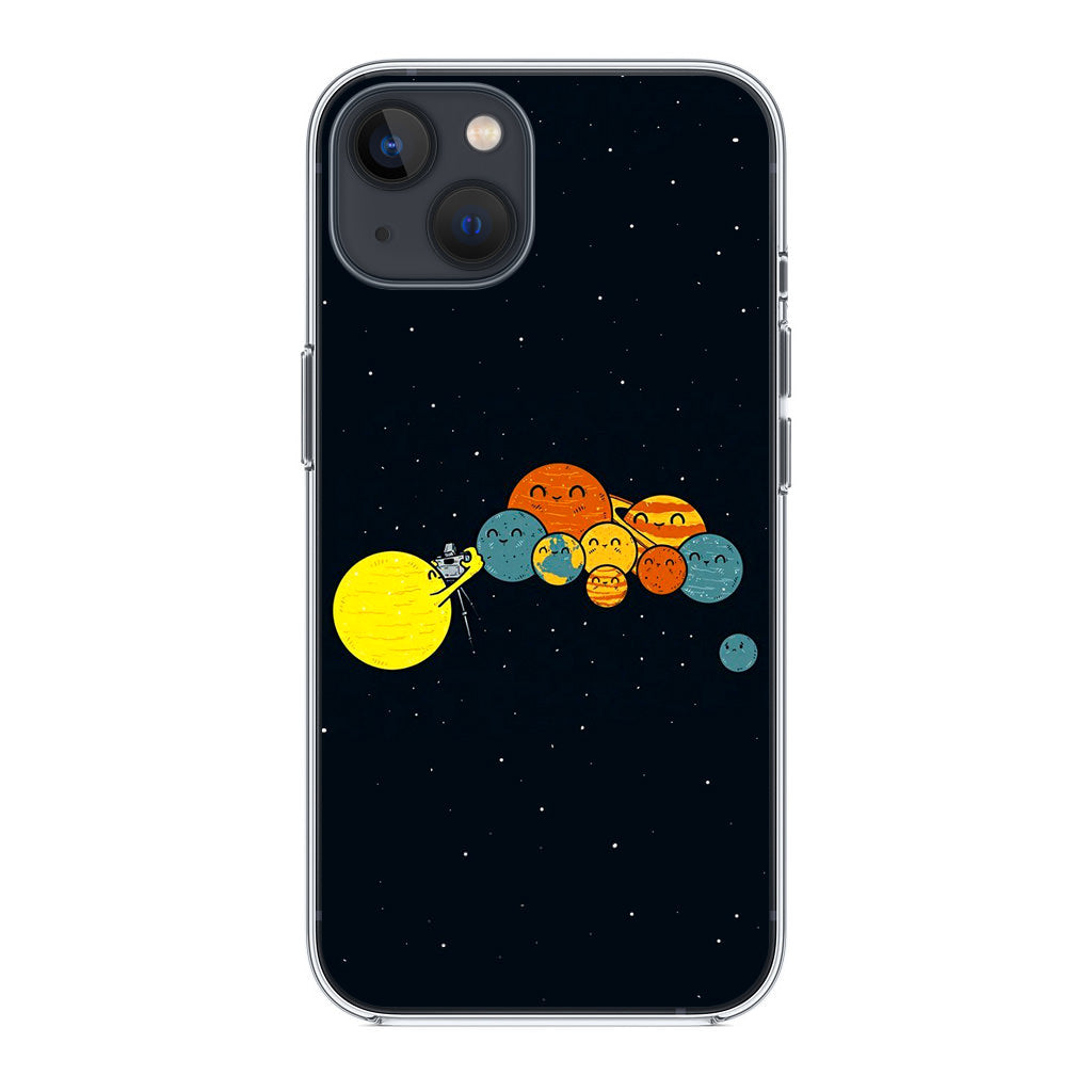 Planet Cute Illustration iPhone 13 / 13 mini Case