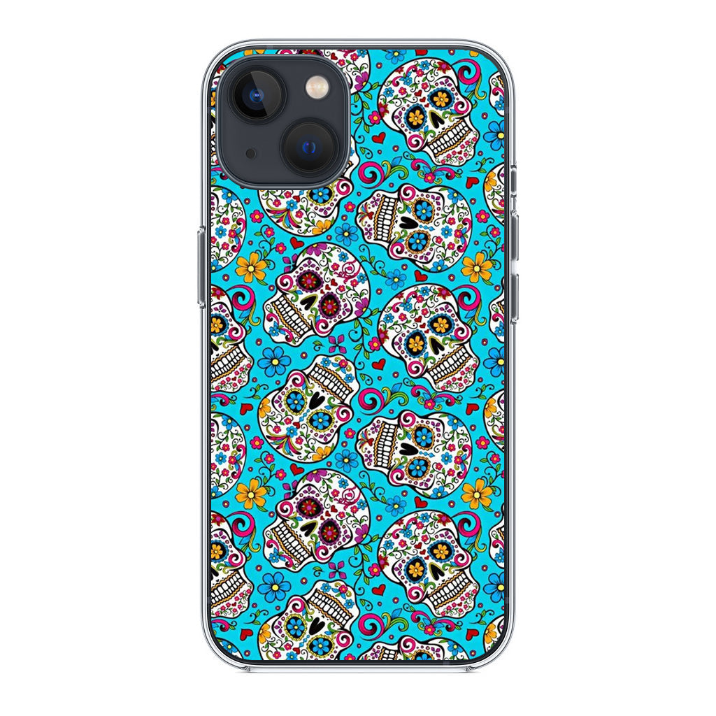Skull Floral Sugar iPhone 13 / 13 mini Case