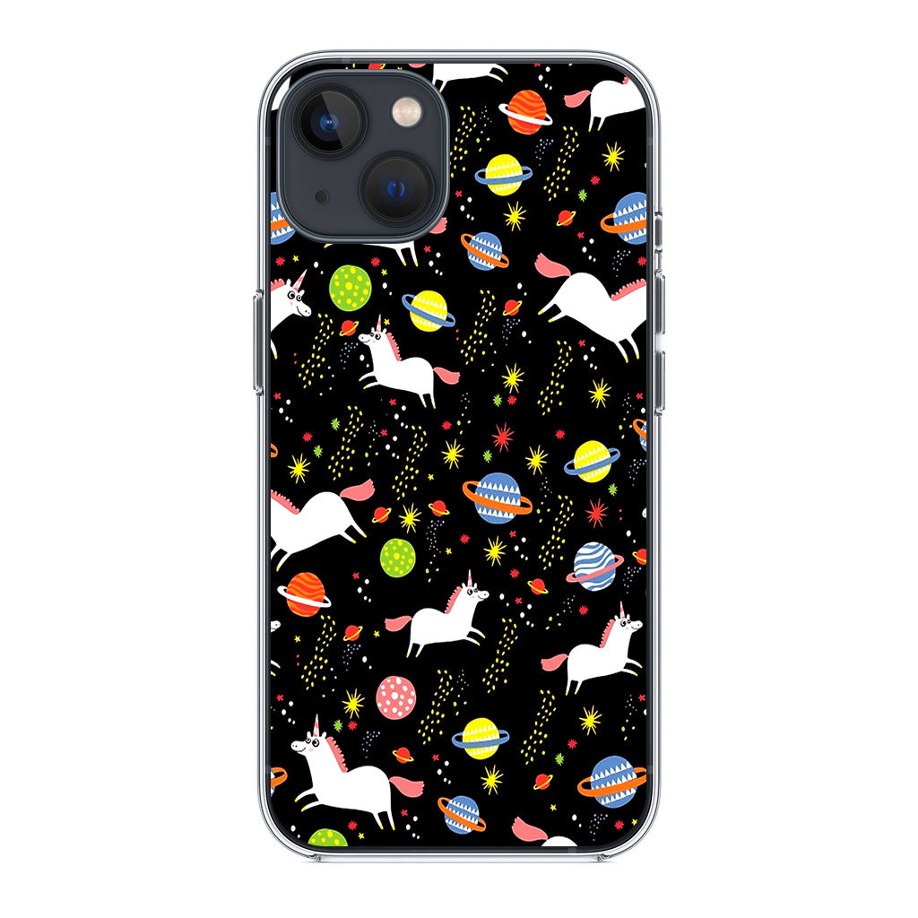 Space Unicorn Pattern iPhone 13 / 13 mini Case
