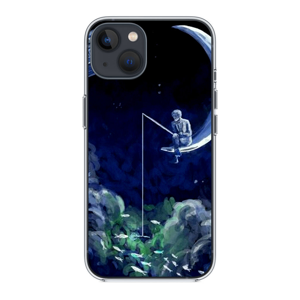 Tardis Walking To The Moon iPhone 13 / 13 mini Case