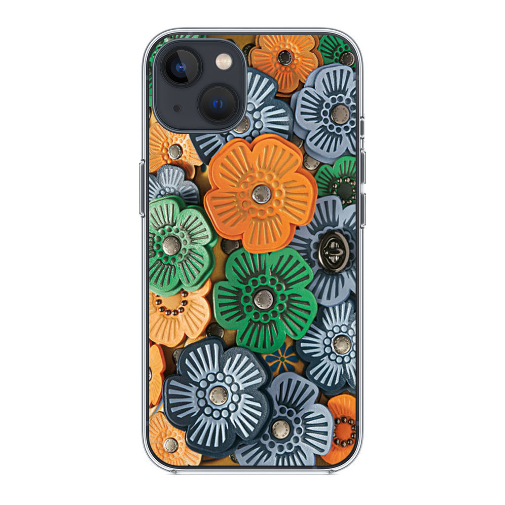 Tea Rose Applique iPhone 13 / 13 mini Case