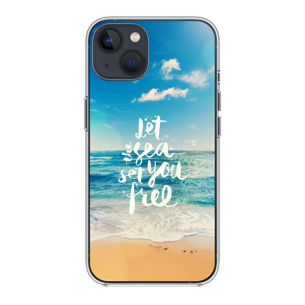 The Sea Set You Free iPhone 13 / 13 mini Case