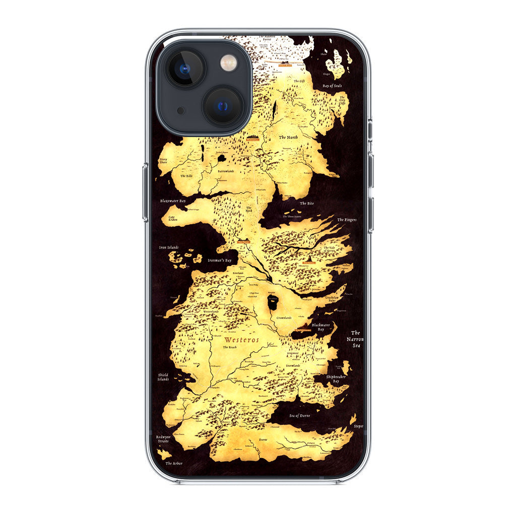 Westeros Map iPhone 13 / 13 mini Case