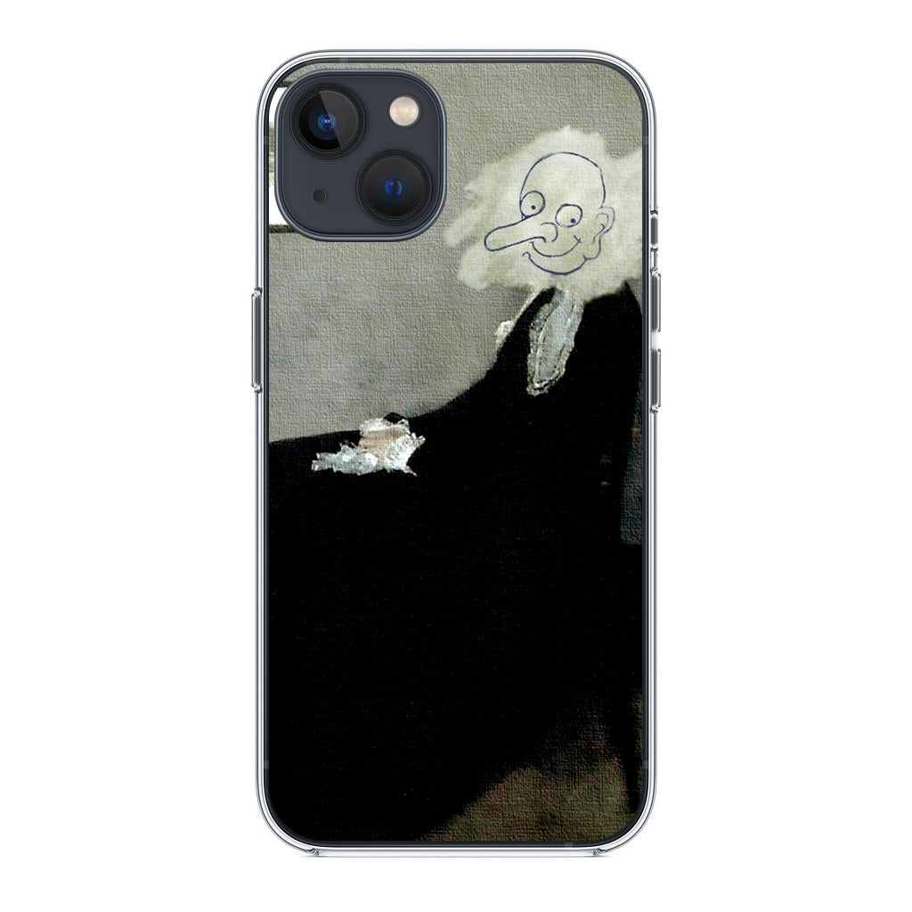 Whistler's Mother by Mr. Bean iPhone 13 / 13 mini Case