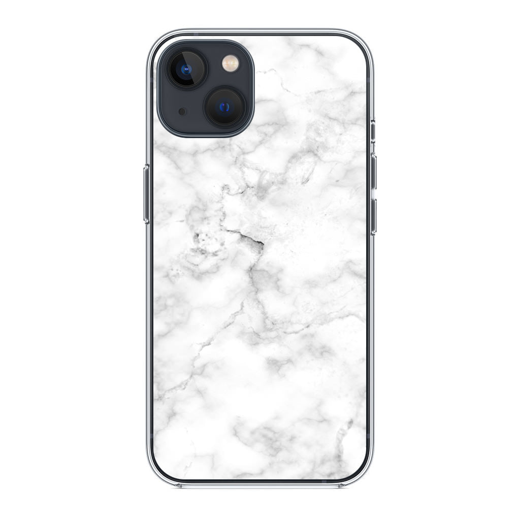 White Marble iPhone 13 / 13 mini Case