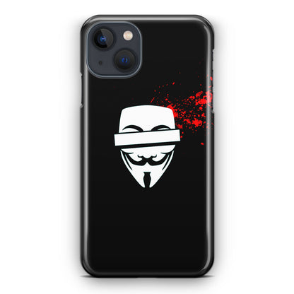 Anonymous Blood Splashes iPhone 13 / 13 mini Case
