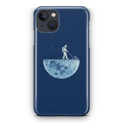 Astronaut Mowing The Moon iPhone 13 / 13 mini Case