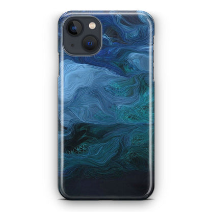 Blue Abstract Art iPhone 13 / 13 mini Case