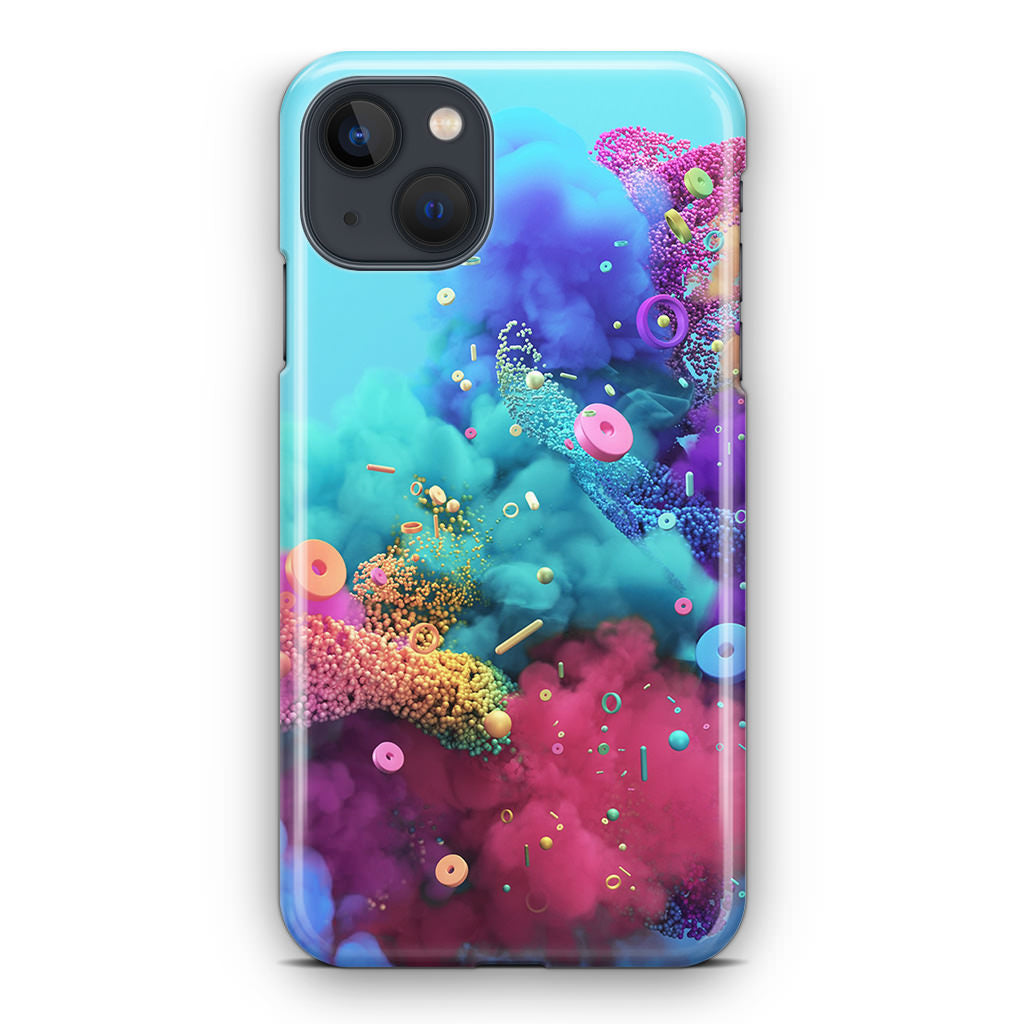 Colorful Smoke Boom iPhone 13 / 13 mini Case