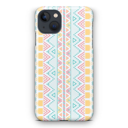 Peach Aztec Pattern iPhone 13 / 13 mini Case