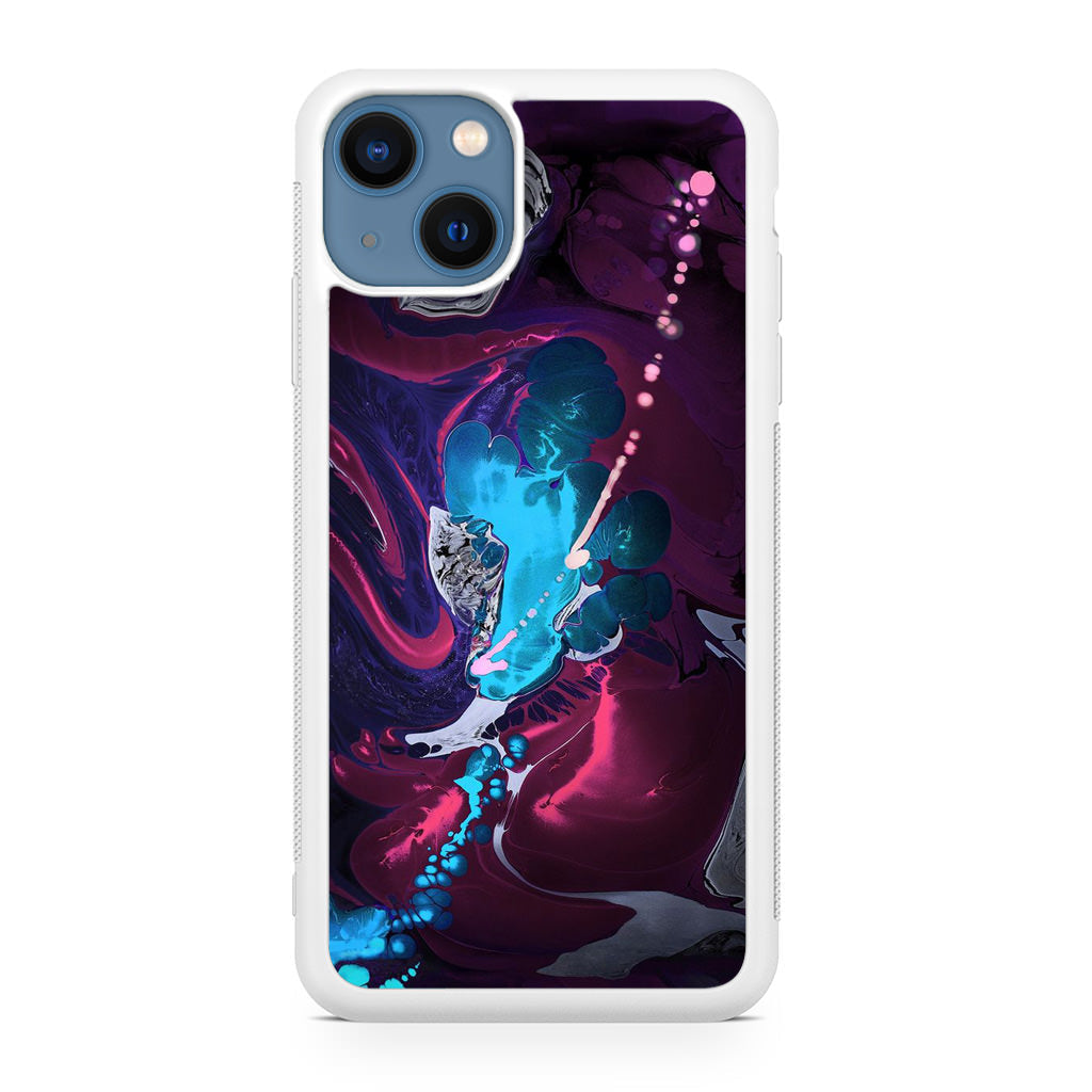 Abstract Purple Blue Art iPhone 13 / 13 mini Case