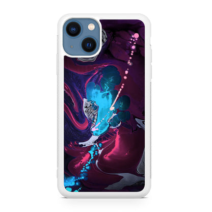 Abstract Purple Blue Art iPhone 13 / 13 mini Case