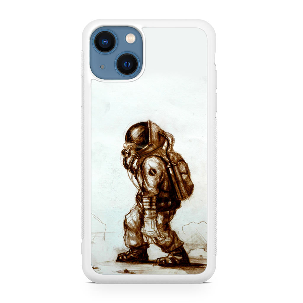 Astronaut Heavy Walk iPhone 13 / 13 mini Case