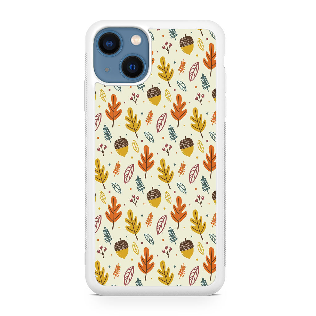 Autumn Things Pattern iPhone 13 / 13 mini Case