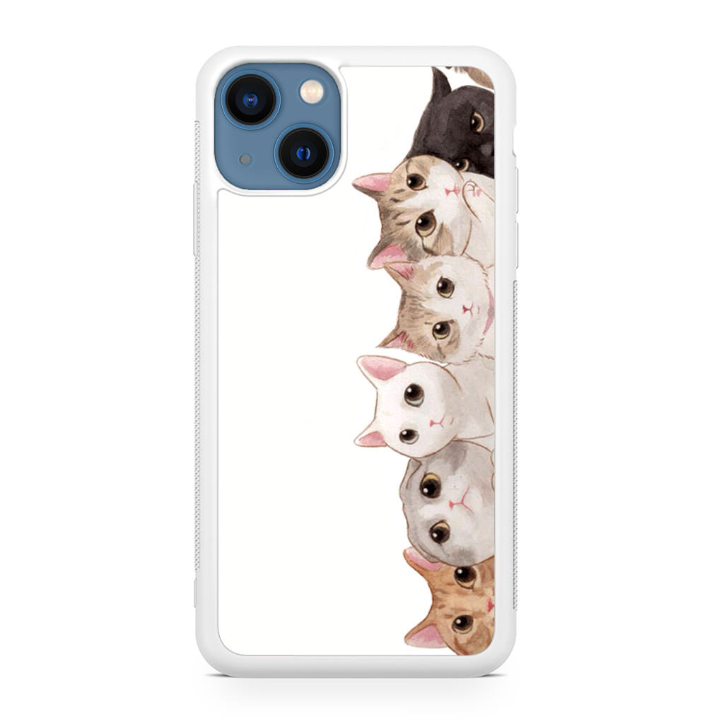 Cute Cats Vertical iPhone 13 / 13 mini Case