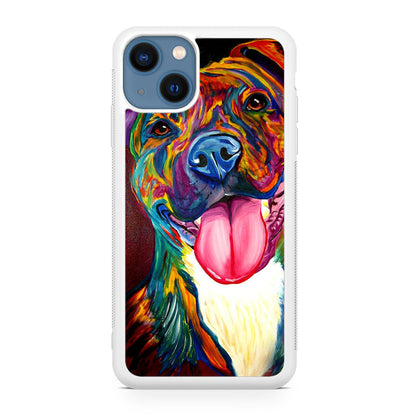 Pitbull Painting Art iPhone 13 / 13 mini Case