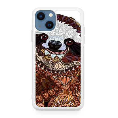 Sloth Ethnic Pattern iPhone 13 / 13 mini Case