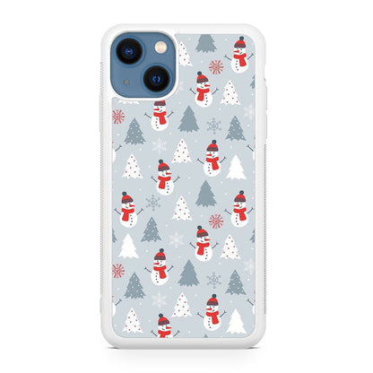 Snowmans Pattern iPhone 13 / 13 mini Case