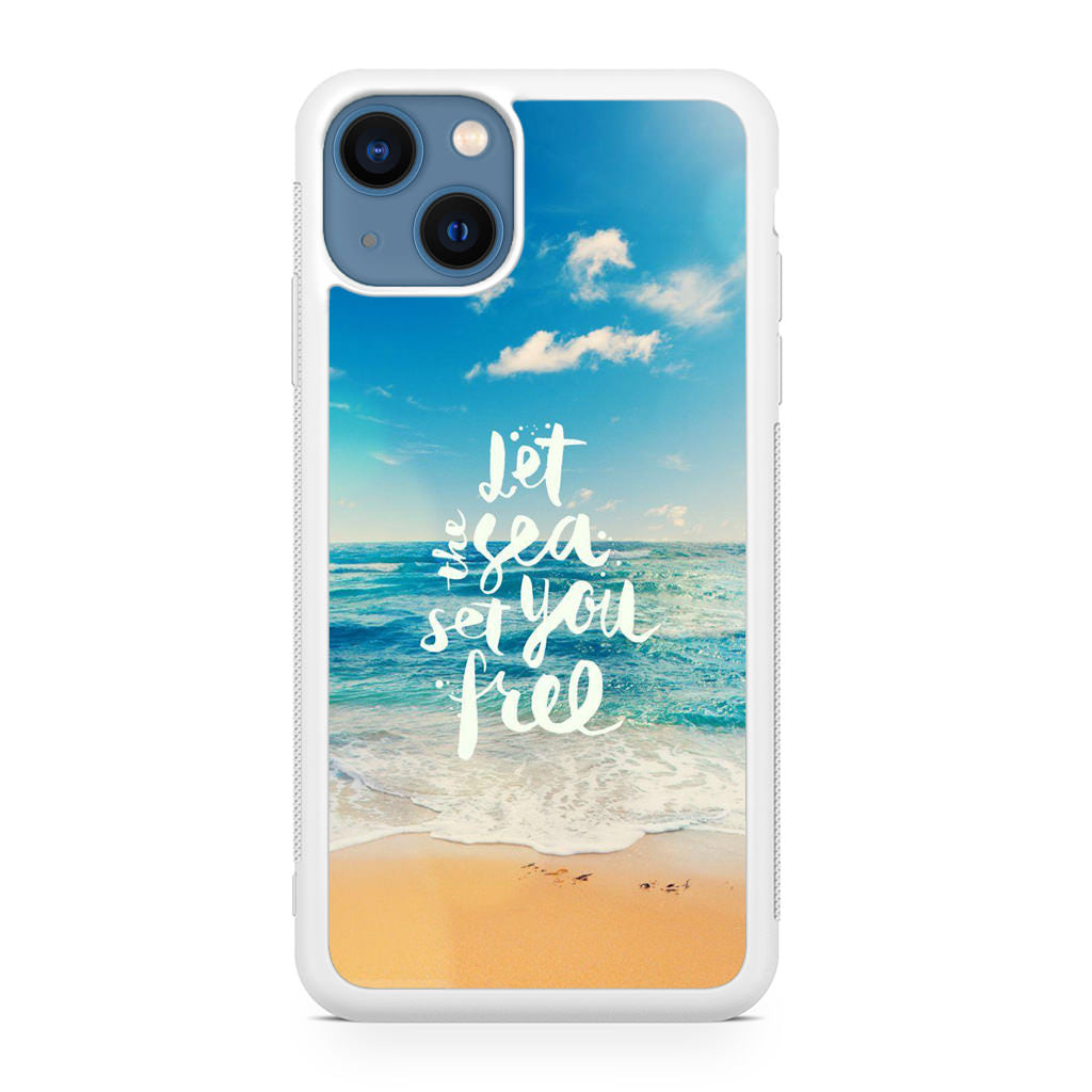 The Sea Set You Free iPhone 13 / 13 mini Case